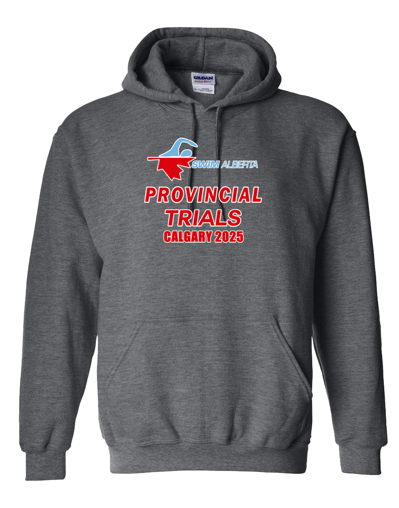 2025 Swim Alberta Provincial Trials Hooded Sweatshirt with Names on the back