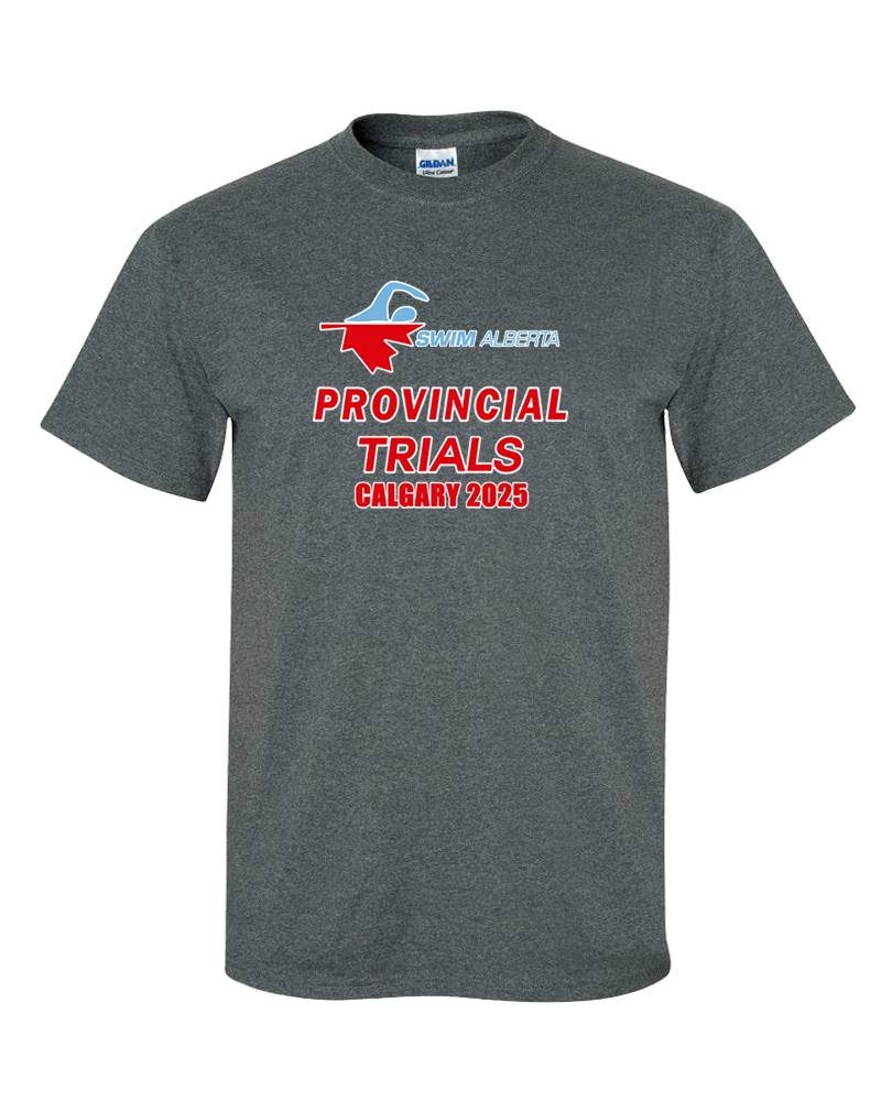 2025 Swim Alberta Provincial Trials T-Shirt with Names on the Back