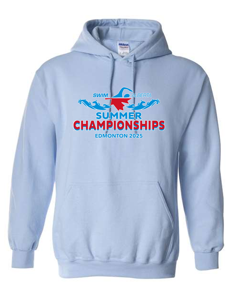 2025 Swim Alberta Summer Provincial Championships Hooded Sweatshirt with Names on the Back