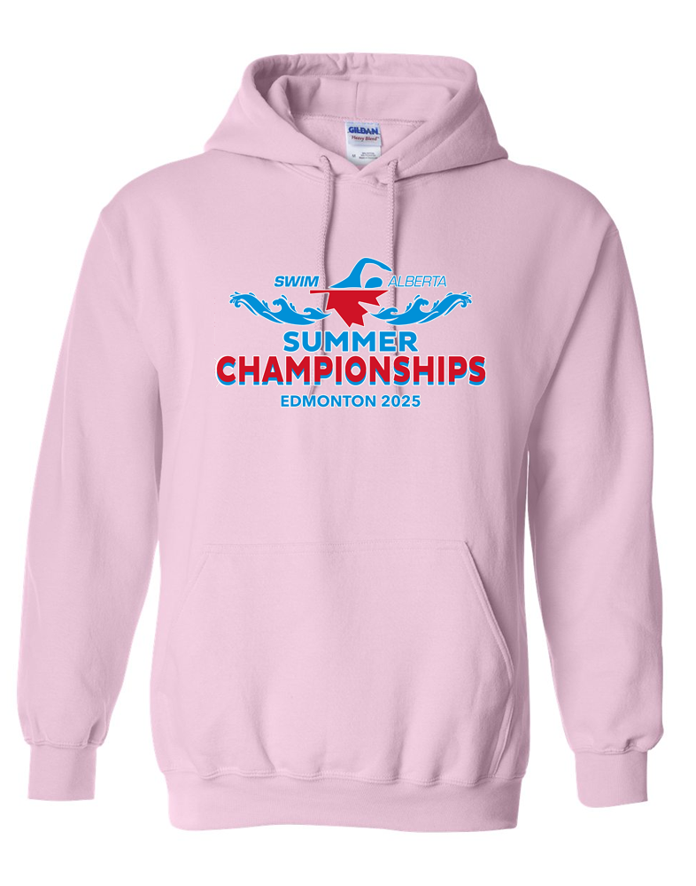 2025 Swim Alberta Summer Provincial Championships Hooded Sweatshirt with Names on the Back