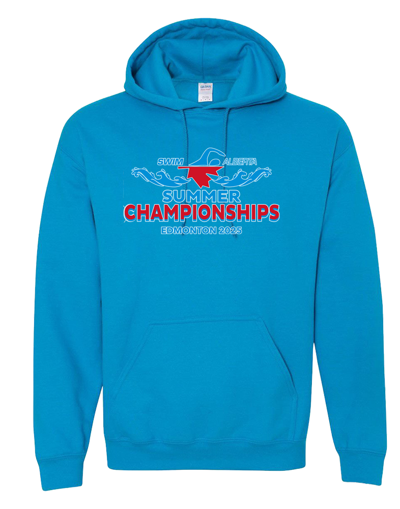 2025 Swim Alberta Summer Provincial Championships Hooded Sweatshirt with Names on the Back