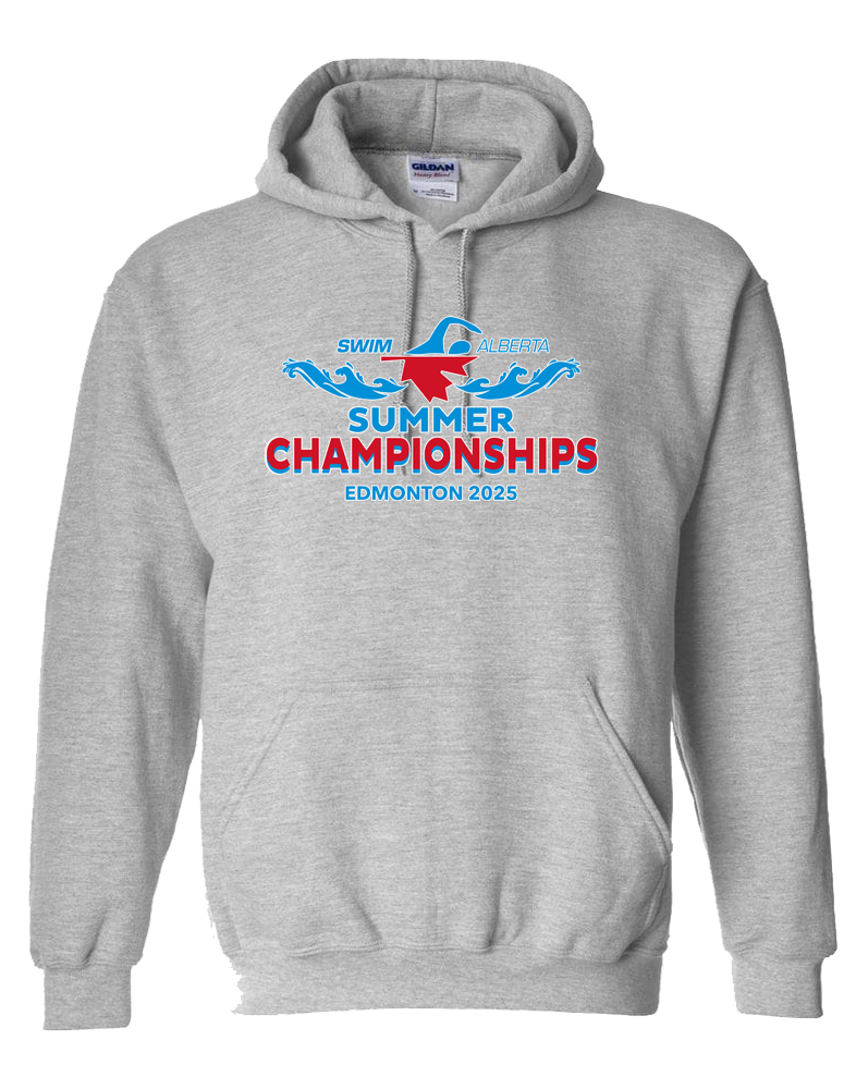 2025 Swim Alberta Summer Provincial Championships Hooded Sweatshirt with Names on the Back