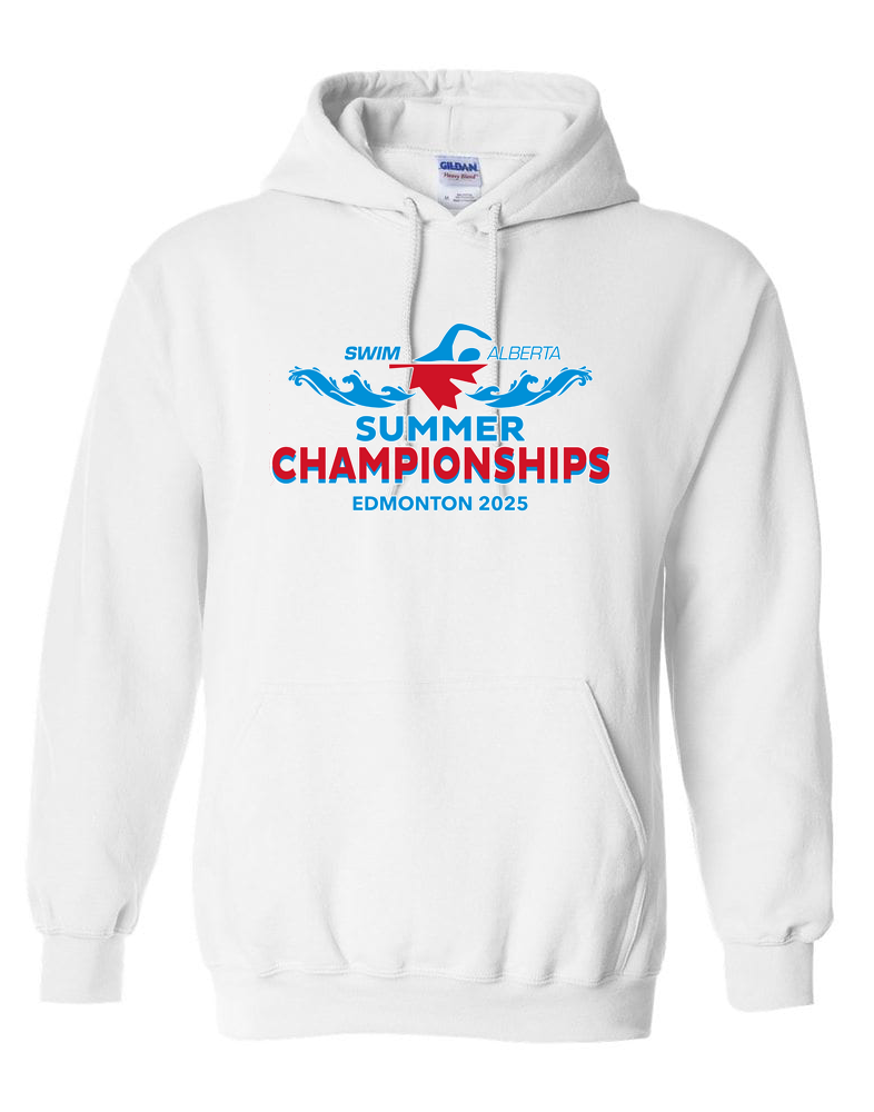 2025 Swim Alberta Summer Provincial Championships Hooded Sweatshirt with Names on the Back