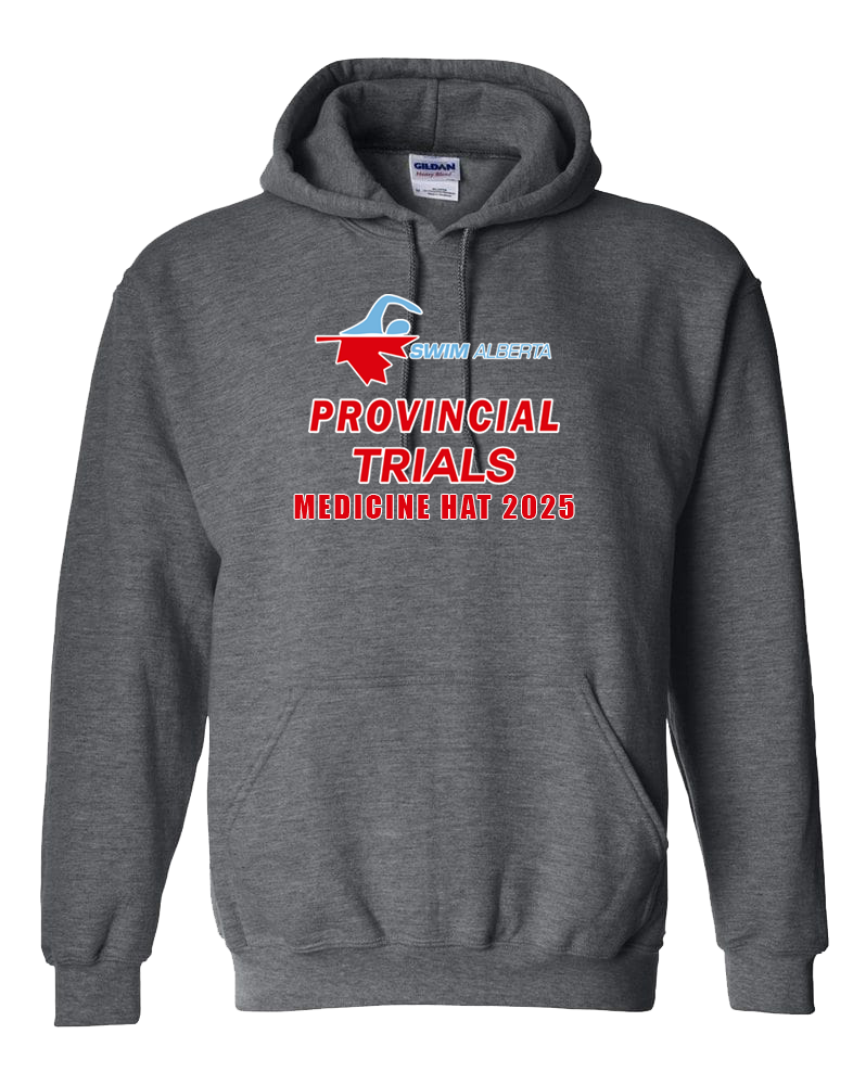 2025 Swim Alberta Summer Provincial Trials Hooded Sweatshirt with Names on the Back