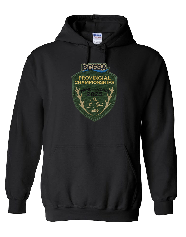 2025 BCSSA Provincial Championships Premium EMBROIDERED Hoodie - Full Front