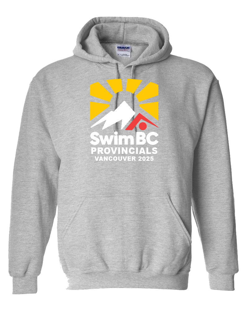 2025 Swim BC Summer Provincial Championships Hooded Sweatshirt with Names on the Back