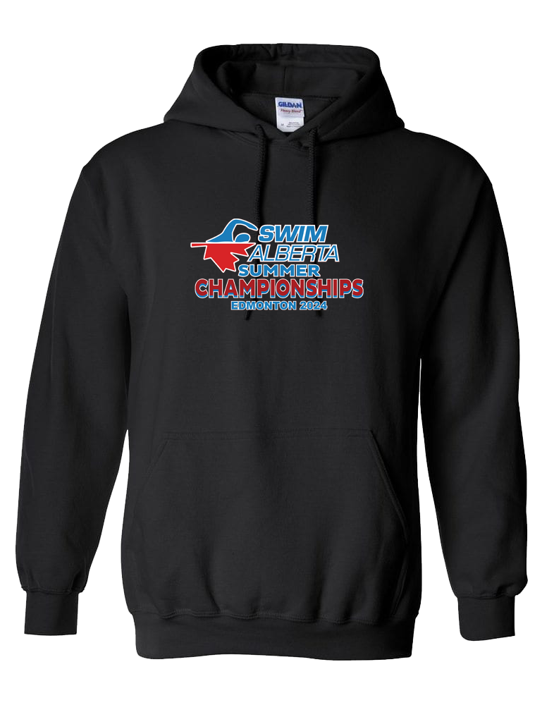 2024 Swim Alberta Summer Championships Hooded Sweatshirt with Names on the Back