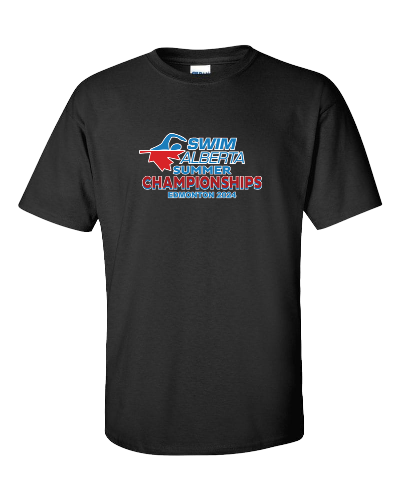 2024 Swim Alberta Summer Championship T-Shirt with Names on the Back