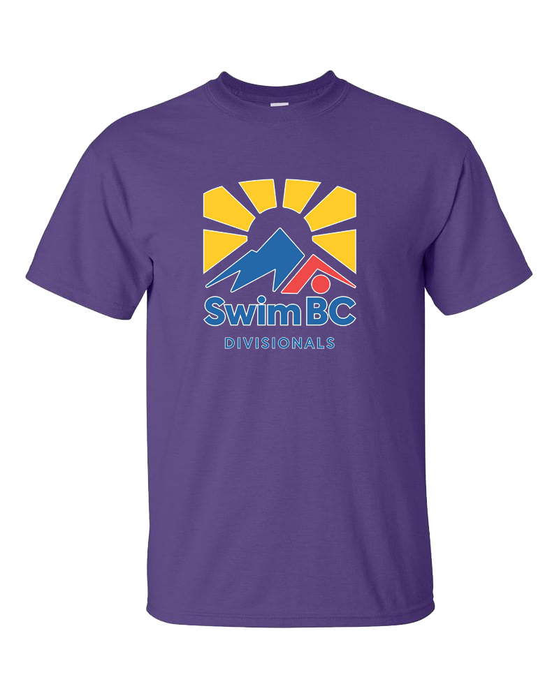 2023 Swim BC Vancouver and Fraser Divisionals T-Shirt with Names on the Back