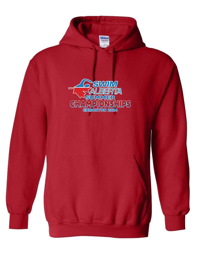 2024 Swim Alberta Summer Championships Hooded Sweatshirt with Names on the Back
