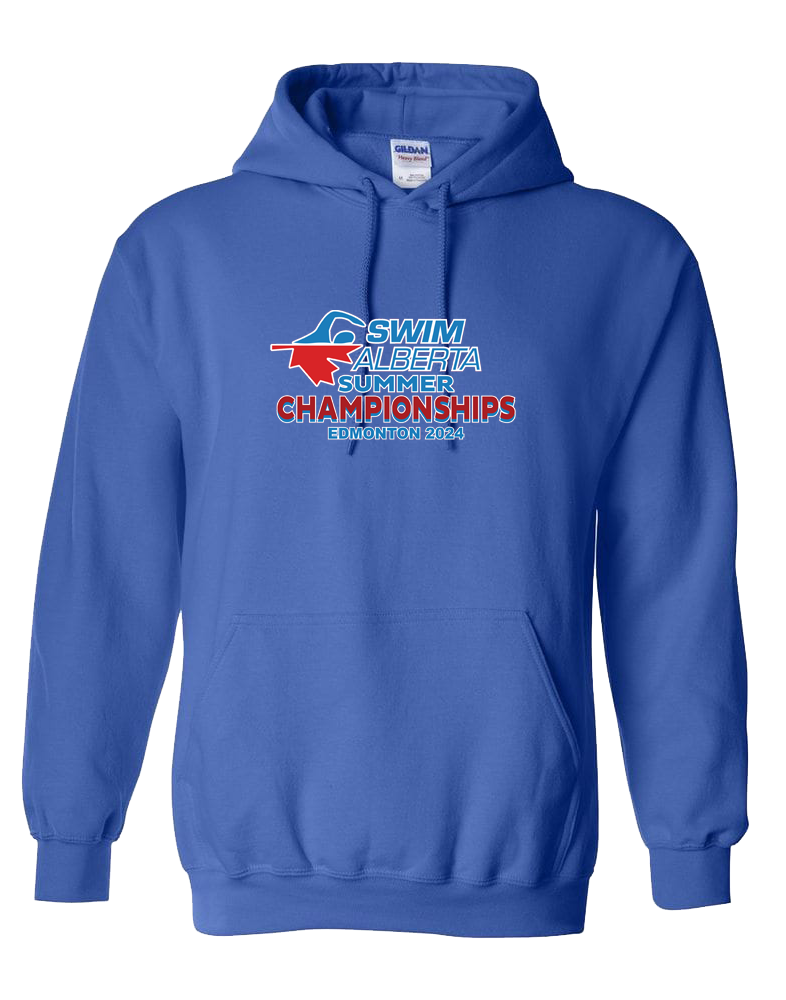 2024 Swim Alberta Summer Championships Hooded Sweatshirt with Names on the Back