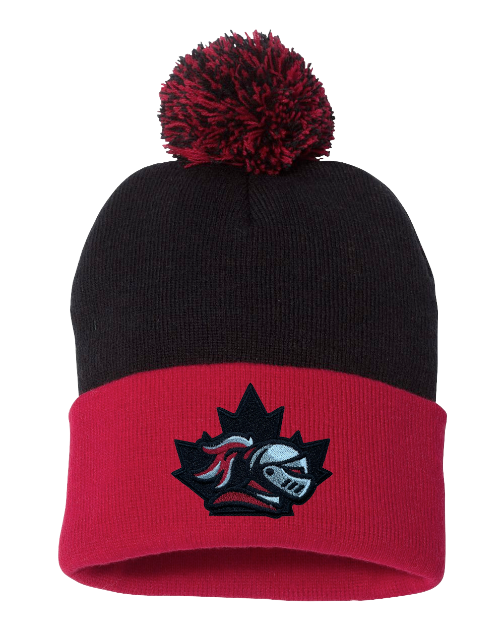 Surrey Knights PREMIUM Pom Toque with Embroidered Logo