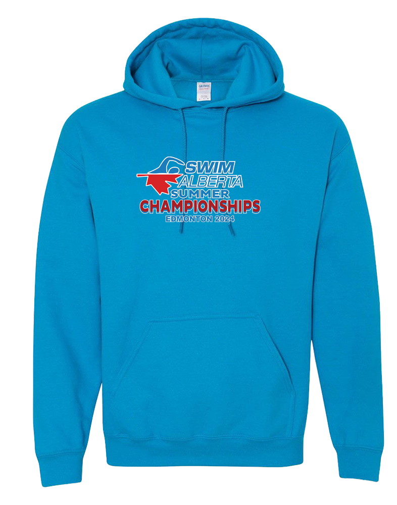 2024 Swim Alberta Summer Championships Hooded Sweatshirt with Names on the Back