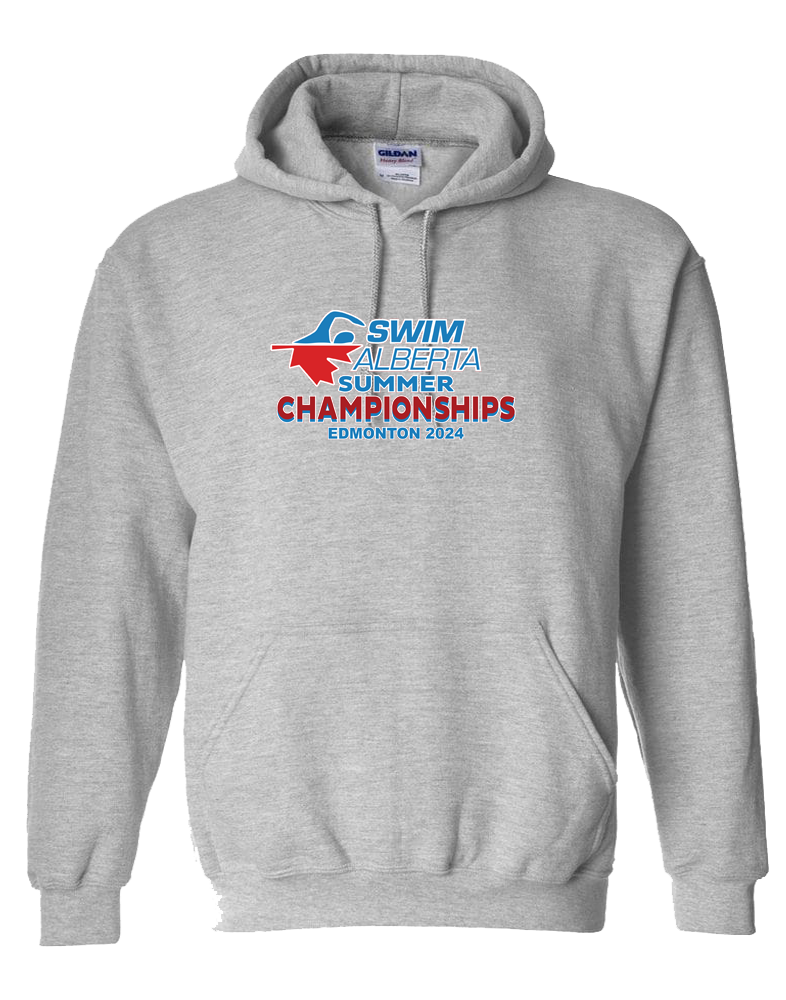 2024 Swim Alberta Summer Championships Hooded Sweatshirt with Names on the Back
