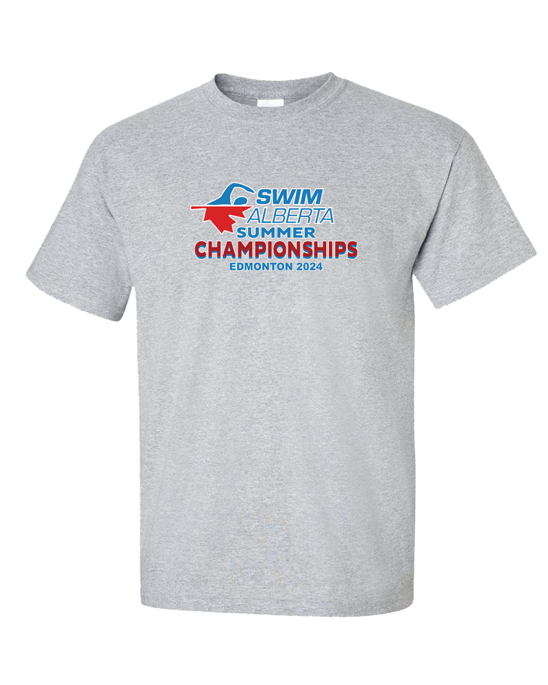 2024 Swim Alberta Summer Championship T-Shirt with Names on the Back