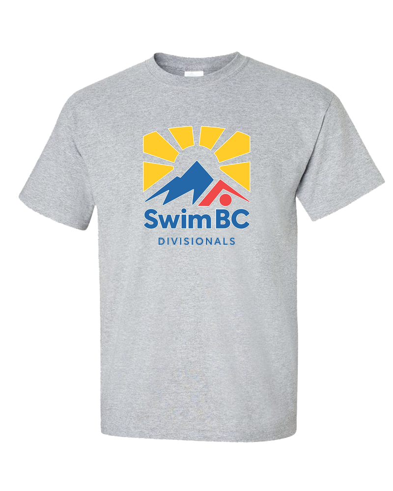 2023 Swim BC Vancouver and Fraser Divisionals T-Shirt with Names on the Back
