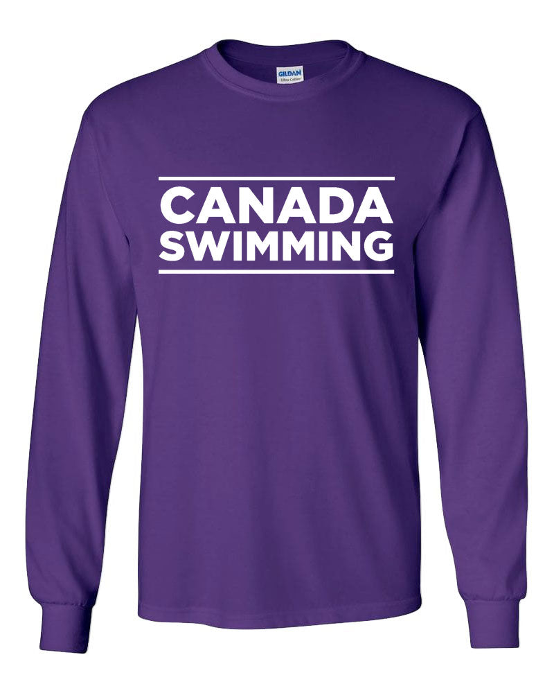 Canada Swimming Long Sleeve T-Shirt