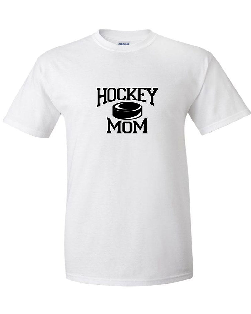 Hockey Mom with Puck Short Sleeve T-Shirt