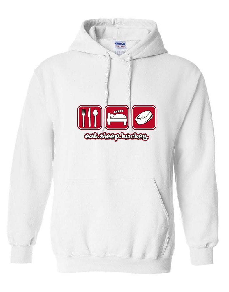 Eat Sleep Hockey Hooded Sweatshirt