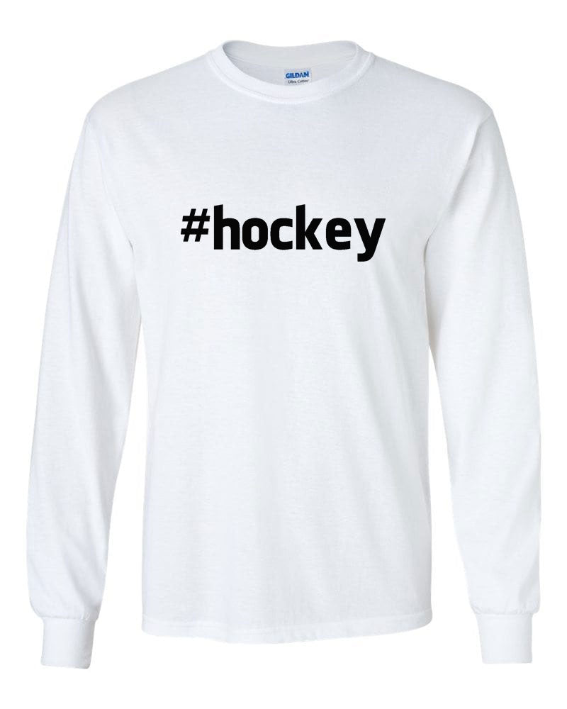#Hockey Long Sleeve T-Shirt