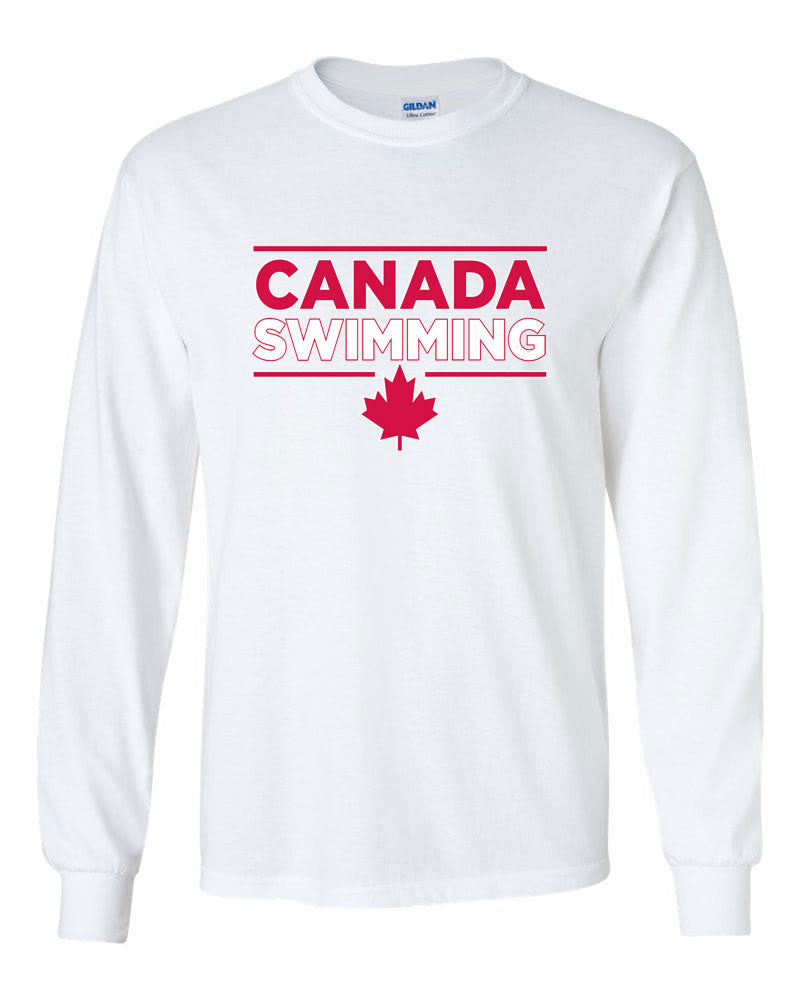 Special Edition Canada Swimming Long Sleeve T-Shirt