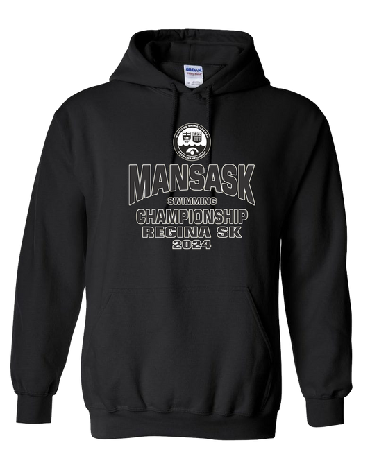 2024 ManSask Swimming Championship Hooded Sweatshirt