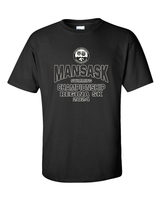 2024 ManSask Swimming Champiosnhip T-Shirt