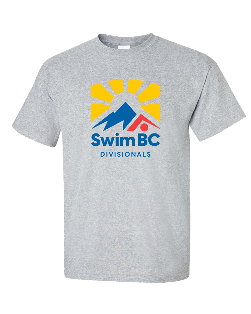 2024 Swim BC Divisional Championship T-Shirt with Names on the Back