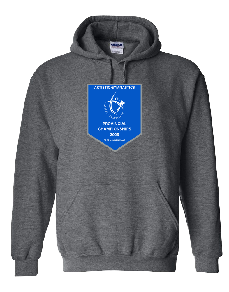2025 Alberta Artistic Gymnastics Provincial Championships Hooded Sweatshirt with Names on the Back