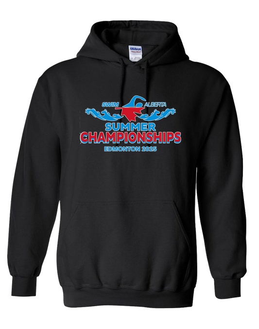 2025 Swim Alberta Summer Provincial Championships Hooded Sweatshirt with Names on the Back