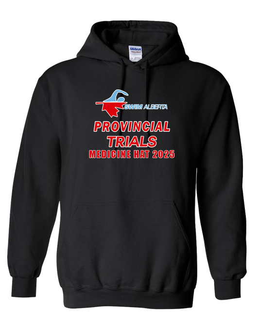 2025 Swim Alberta Summer Provincial Trials Hooded Sweatshirt with Names on the Back