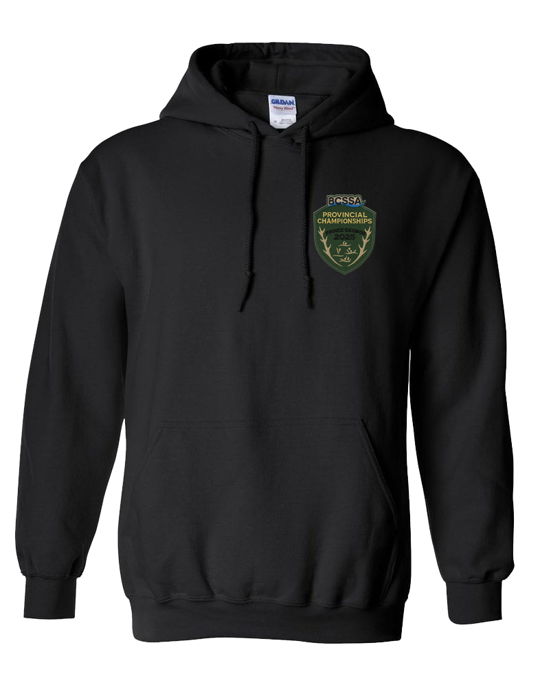 2025 BCSSA Provincial Championships Premium EMBROIDERED Hoodie - Left Crest