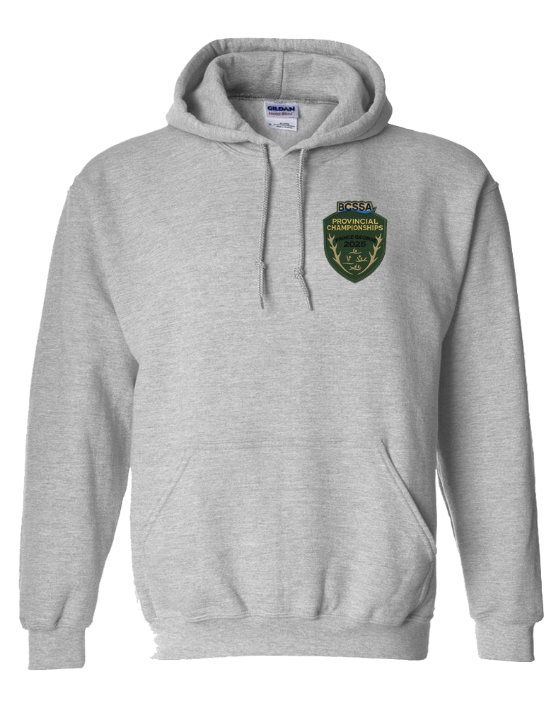 2025 BCSSA Provincial Championships Premium EMBROIDERED Hoodie - Left Crest