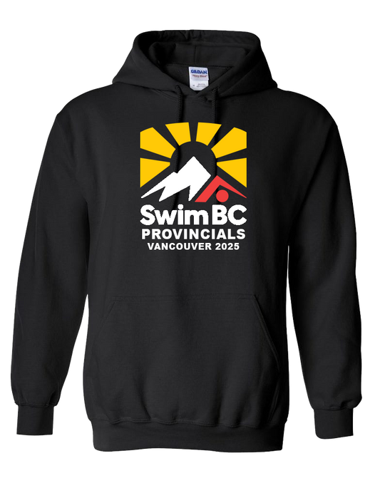 2025 Swim BC Summer Provincial Championships Hooded Sweatshirt with Names on the Back