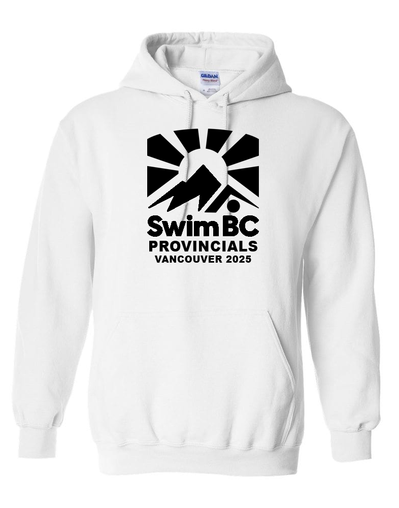 2025 Swim BC Summer Provincial Championships Hooded Sweatshirt with Names on the Back