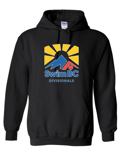 2023 Swim BC North and Interior Divisionals Hooded Sweatshirt With Names on the back
