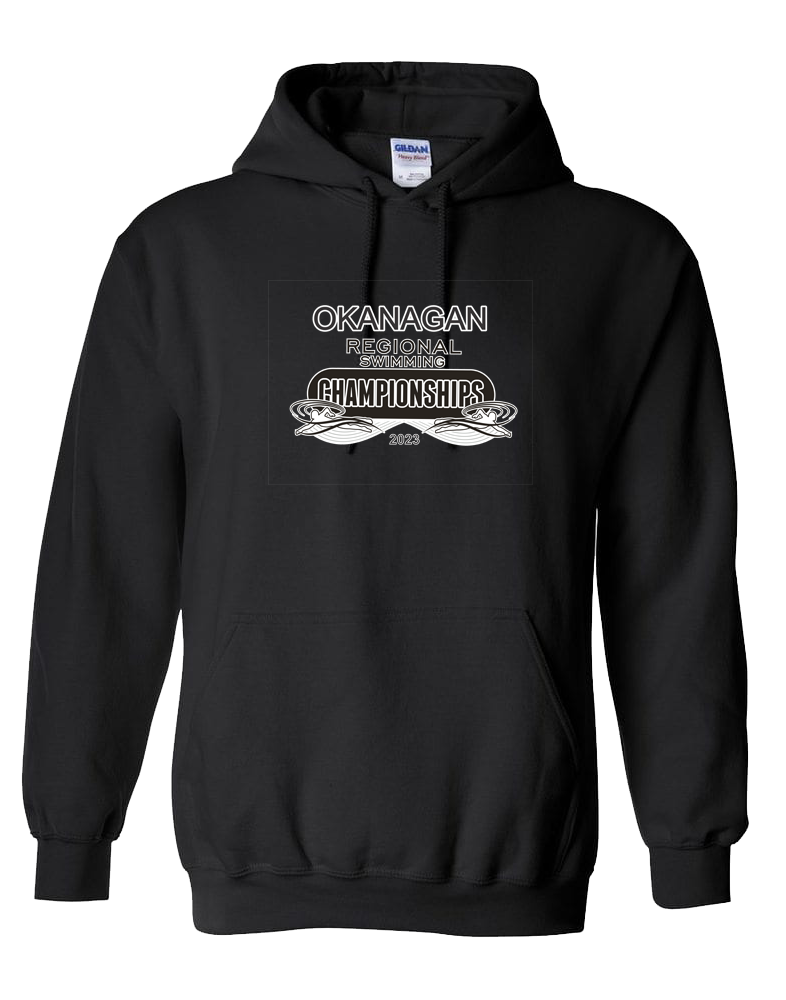 2023 Okanagan Regional Swimming Championships Hooded Sweatshirt with Names on the Back