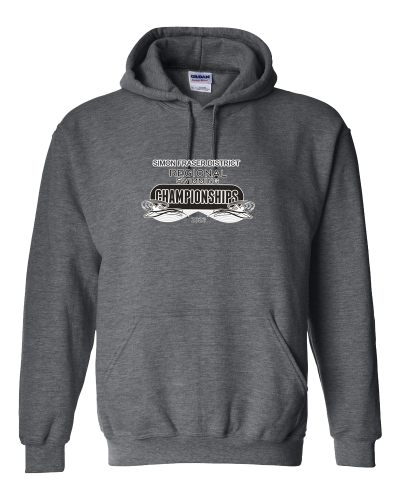 2023 Simon Fraser Regional Swimming Championships Hooded Sweatshirt with Names on the Back