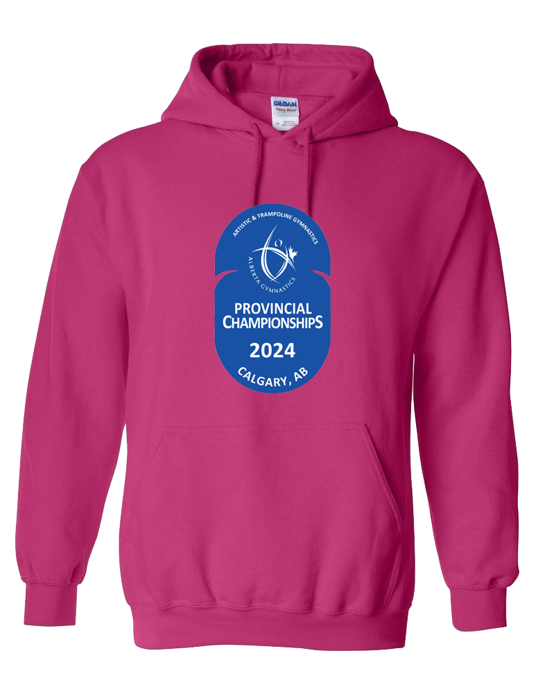 2024 AGF Artistic and Trampoline Gymnastics Provincial Championships Hooded Sweatshirt