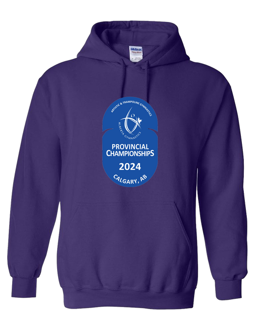 2024 AGF Artistic and Trampoline Gymnastics Provincial Championships Hooded Sweatshirt with Names on the Back