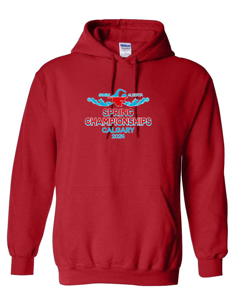 2024 Swim Alberta Spring Championships Hooded Sweatshirt with Names on the Back