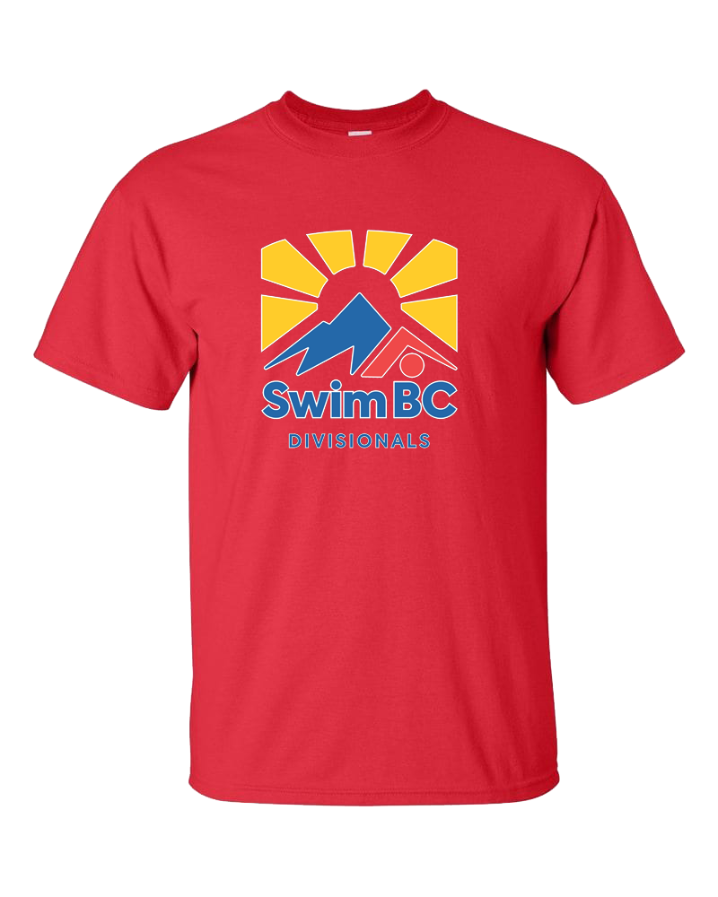 2023 Swim BC Vancouver and Fraser Divisionals T-Shirt with Names on the Back