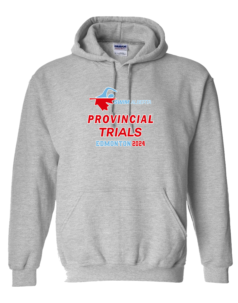 2024 Swim Alberta Trials Hooded Sweatshirt with Names on the back