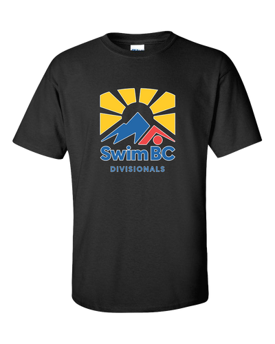 2023 Swim BC Vancouver Coastal and Island Divisionals T-Shirt with Names on the Back