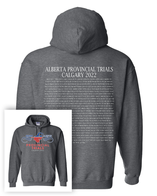 2022 Alberta Provincial Trials Hooded Sweatshirt With Names