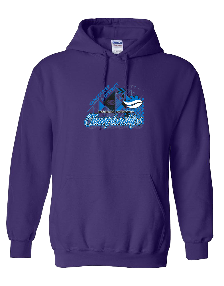 2022 Vancouver and District Regional Swimming Championships Hooded Sweatshirt