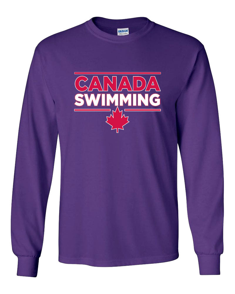 Special Edition Canada Swimming Long Sleeve T-Shirt – T-Shirt People