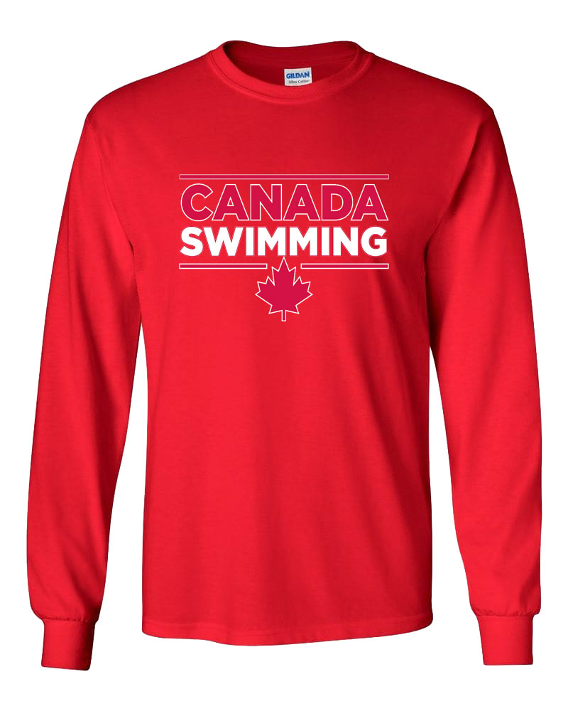 Special Edition Canada Swimming Long Sleeve T-Shirt