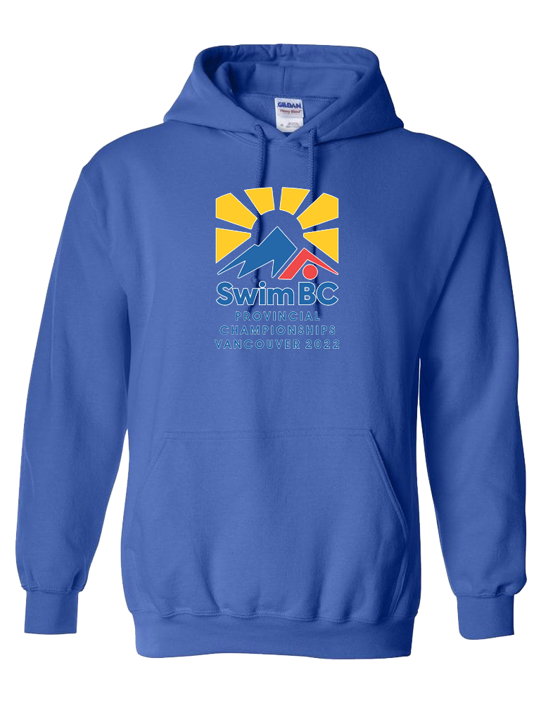 2022 Swim BC Provincial Championships Hooded Sweatshirt with Names on the back