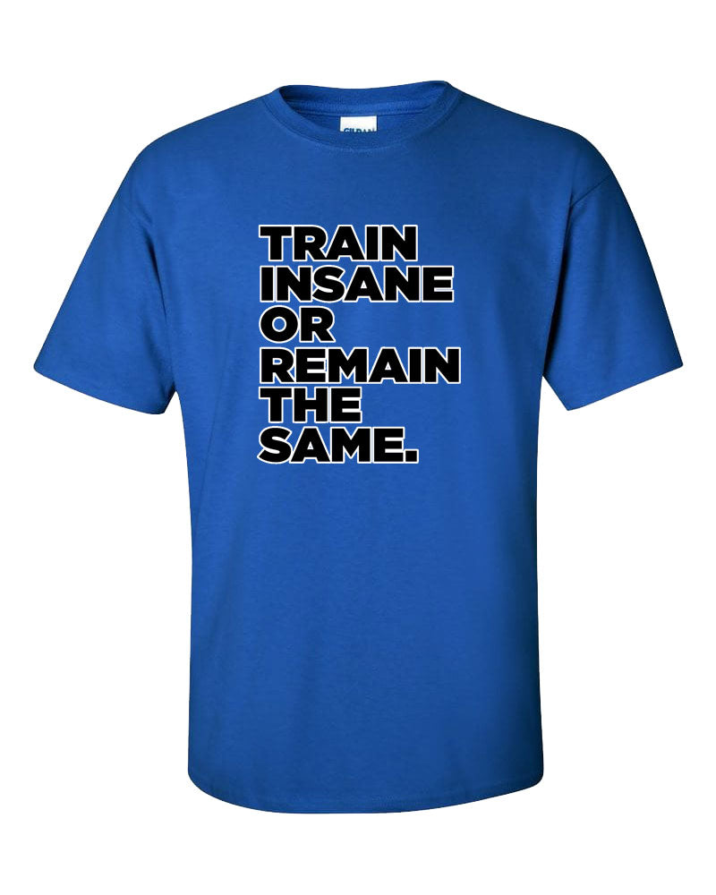 Train Insane or Remain The Same Short Sleeve T-Shirt